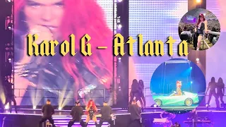 KAROL G Concierto ATLANTA  - STATE FARM ARENA - Mini Vlog Key Aguirre