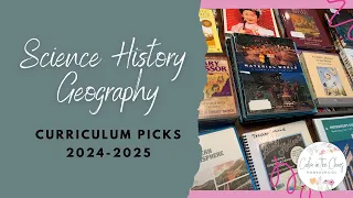 Homeschool Science and Social Studies Curriculum Picks for 2024-2025 | Middle School Curriculum