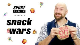 Tyson Fury Spits Out Some Horrible British Snacks | Snack Wars | SPORTbible | @LADbible