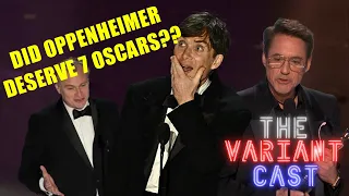 Cillian Murphy, Robert Downey Jr. Win Best Actor | 96th Oscars (2024) - The Variant Cast Reacts