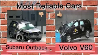 Volvo V60 vs Subaru Outback Crash Test - CAR TV TFLNOW  Auto Show Doug DeMuro Euro Ncap IIHS