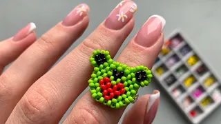 🐸 Crafting a Beaded FROG with Heart: A Fun and Colorful DIY Project