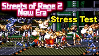 Streets of Rage 2 New Era - Enemies Stress Test