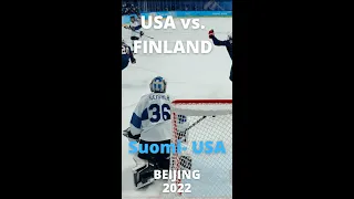 USA - Finland Beijing 2022 ICE HOCKEY Semifinal. Women