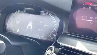 BMW 545e Autobahn 0-253 km/h