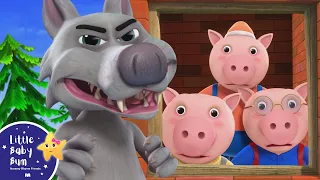 3 Little Pigs 🎶 Multi Language Nursery Rhymes and Kids Songs | Little Baby Bum