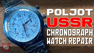 Poljot Russian Soviet Chronograph Watch | Full Service & Movement Restoration