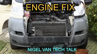 Fixing Engine's Throttle Body & Headlight on a Jumper/Ducato/Boxer/Relay P0638 - #VANBUILD tech talk