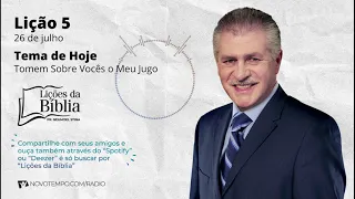 Cansado demais para fugir - Segunda, 26 de Julho de 2021 (LIÇÕES DA BÍBLIA) com Pr Stina