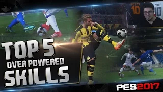 PES SKILLS Tutorial  (TOP 5 OVER POWERED MOVES) eFootball skills