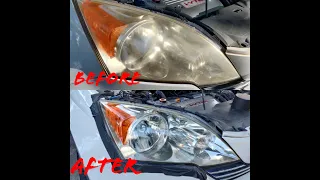Honda CRV Headlight restoration!