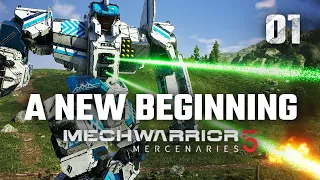 A New Beginning | Mechwarrior 5: Mercenaries | 2nd Playthrough | Episode #1