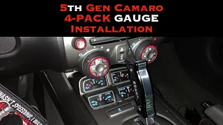 2015 Camaro 4-PACK GAUGE Installation (Modern/Retro Styling)