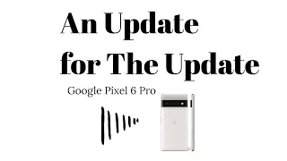 Pixel 6 Pro January Update (What's Fixed)
