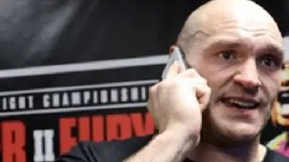 LEAKED! TYSON FURY PHONE CALLS OLEKSANDR USYK TO SEAL THE FIGHT!