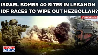 IDF Bombs 40 Hezbollah Dens| Israeli Air Force Jets Destroy Terror Sites| Over 30 Commanders Killed