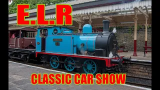 east lancs railway , classic car show 2022