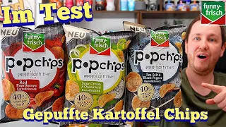 Funny Frisch: Pop Chips (Red Paprika, Sour Cream & Onion & Sea Salt & Black Pepper) im Test