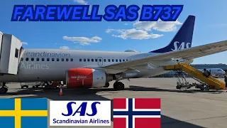 END OF AN ERA | TRIP REPORT | OUR FINAL FLIGHT WITH SCANDINAVIAN AIRLINES IN THEIR LAST BOEING 737.