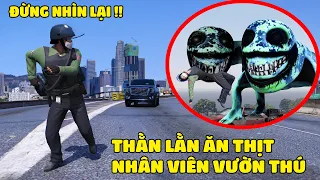 GTA 5 "CA TRỰC ĐÊM BẤT ỔN" Thằn Lằn Tấn Công Và Ăn Thịt Nhân Viên Vườn Thú Vào Lúc 3 Giờ Sáng