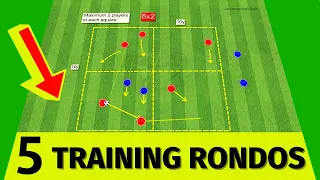🎯 Best Soccer Rondo Drills - 5 Amazing Drills To Help Your Team Keep The Ball