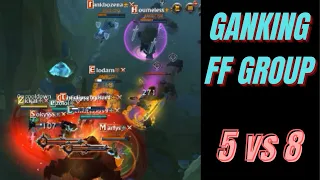 5 vs 8 GANKING FF GROUP (ALBION ONLINE 2022)