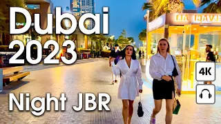 Dubai 🇦🇪 Night JBR [ 4K ] Walking Tour