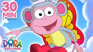 Boots Best Adventures with Dora! 🐵 | 30 Minutes | Dora the Explorer