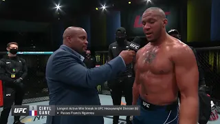 UFC Вегас 30: Сирил Ган - Слова после боя