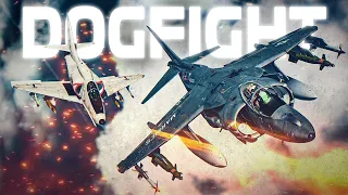 AV-8B Harrier Vs A-4 Skyhawk | Dogfight Over Guam | Digital Combat Simulator | DCS |
