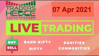 07 APR Bank Nifty & Nifty #LiveTrading #Nifty #BankNifty Live Analysis #priceaction #tradershedge