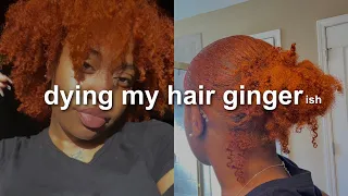 DYING MY HAIR GINGER/COPPER