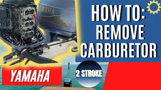 HOW TO Remove Carburetor from Yamaha Outboard