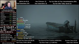 The Last of Us Part II Speedrun (2:13:16 IGT) for Ellie% on Grounded mode (Glitchless)