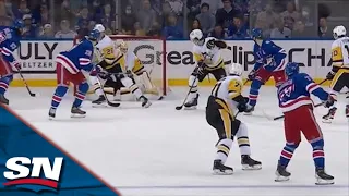 Chris Kreider Scores After Getting Away With Potential High-Stick Just Before