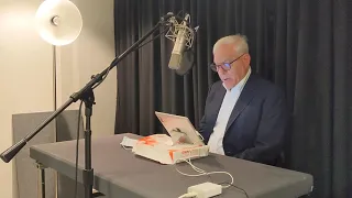 David Rubenstein records his audiobook THE AMERICAN EXPERIMENT