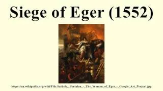 Siege of Eger (1552)