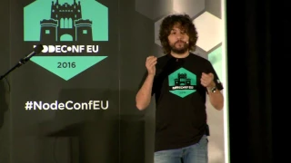 NodeConf EU |  The cost of Logging - Matteo Collina & David Mark Clements