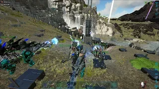 Ark Small Tribes: Wiping Ragnarok Triple Waterfall + Mushroom Cave | Official PVP