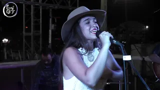 Catherine Vergnes canta Nací de Un Rio en Larroque Febrero 2023 (Entre Rios)