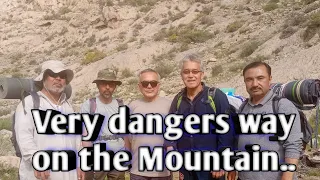 Dangers way of Koh e Mahardar Mountain in quetta pakistan.