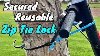 Easiest and BEST WAY to Secure Your Scooter or Bike | Bike Lock | Scooter Lock | Bike Lock Review