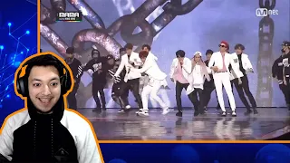 BTS vs Block B. 2014 MAMA Performance - Reaction