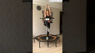 Джампинг кардио тренировка! Джампинг фитнес , jumping fitness home training.