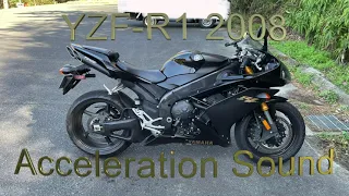 【Toce Exhaust】YZF-R1 2008 Acceleration Sound