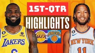 Los Angeles Lakers vs. New York Knicks Highlights 1st-Qtr HD | Dec 18, 2023 | 2023-24 NBA Season