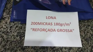 diferença de lona polipropileno 100 e 200 micras.