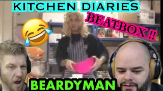 It’s beatbox !! | BEARDYMAN - KITCHEN DIARIES - Beatbox | Metalheads Reaction