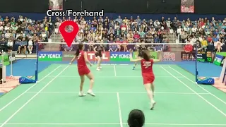 Badminton Back court Attack | Chiharu SHIDA / Nami MATSUYAMA|BAEK HaNa/JUNG KyungEun Women's Doubles