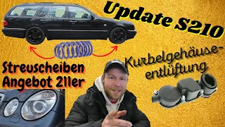 Mercedes S210 Update Tieferlegung | W211 Streuscheiben Angebot | Kurbelgehäuseentlüftung OM646